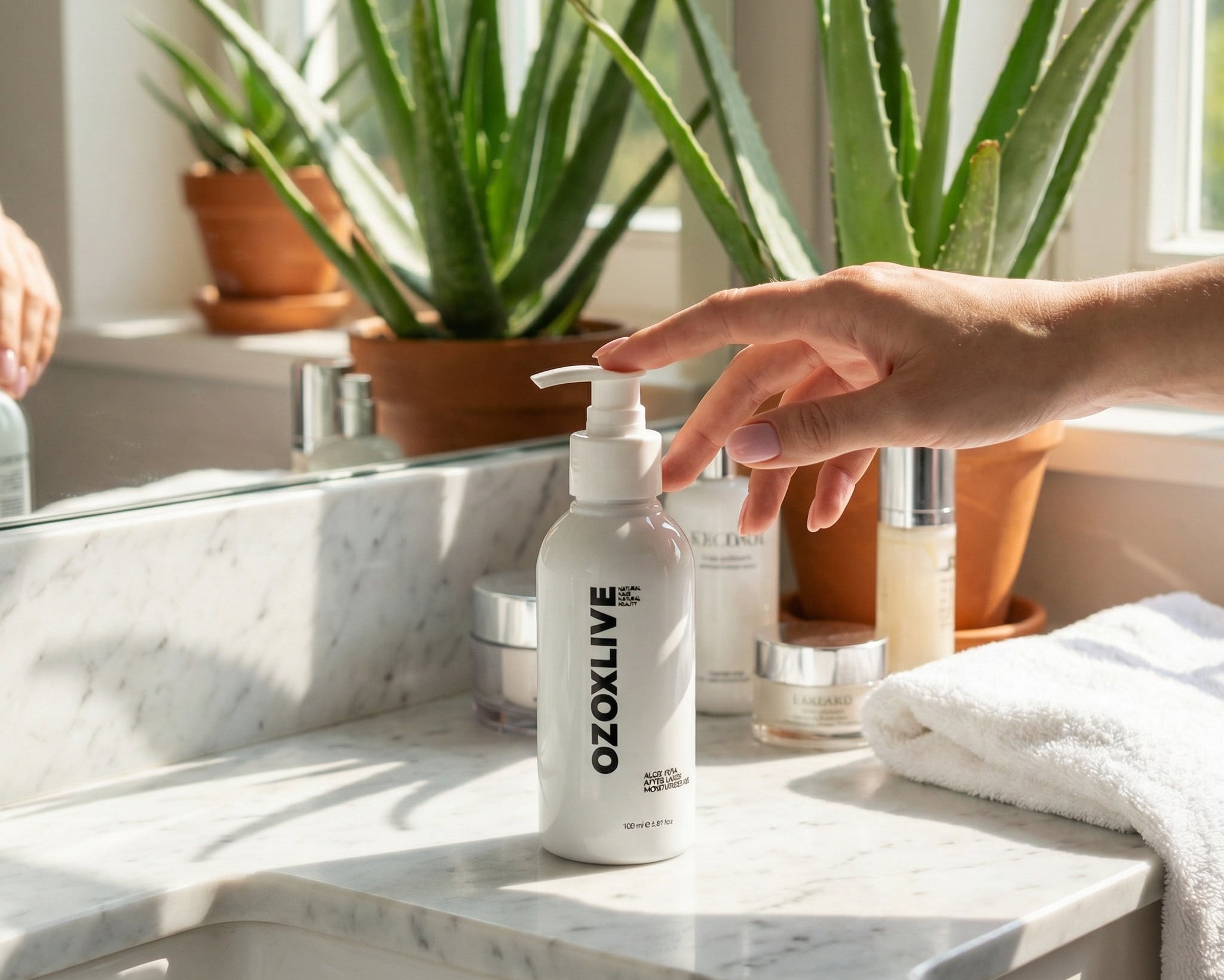 Aloe Vera Özlü Lazer Sonrası Nemlendirici Jel 150ML – OZOXLIVE